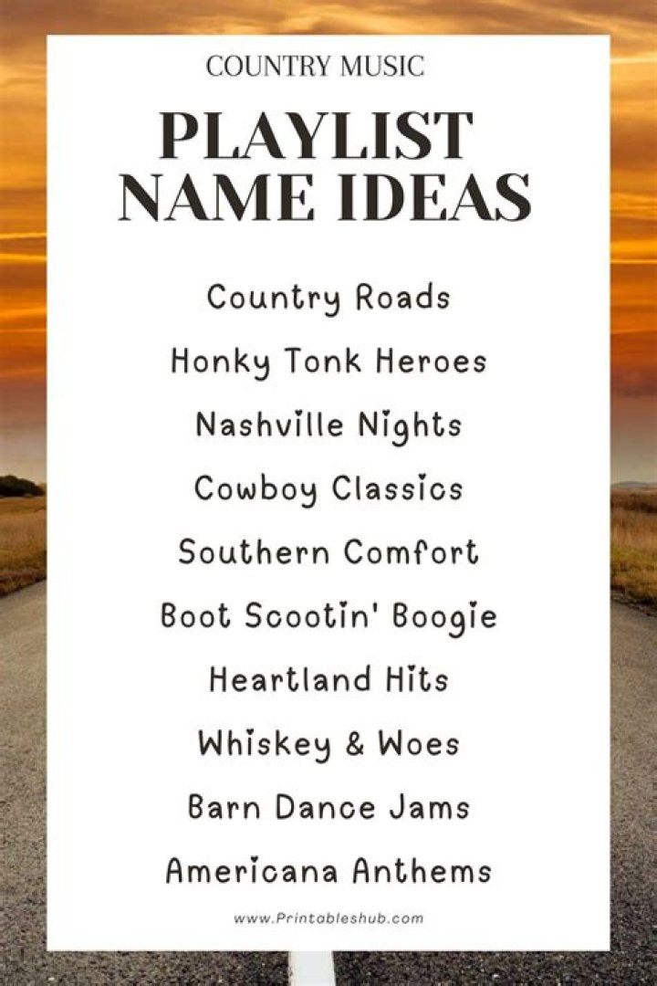 Discover The Secrets Of Crafting Irresistible Aesthetic Country Playlist Names