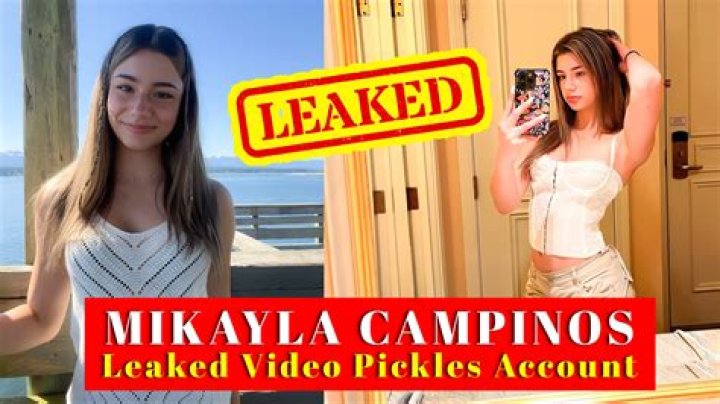 Mikayla Campinos Pickles Account Video: A Viral Sensation