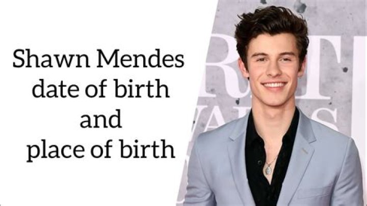 Shawn Mendes' Place Of Birth And Its Impact
