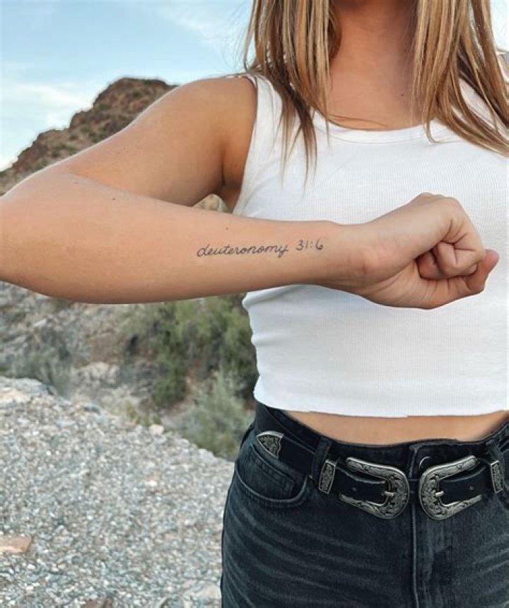 Unveiling The Meaningful World Of Women's Small Biblical Tattoos
