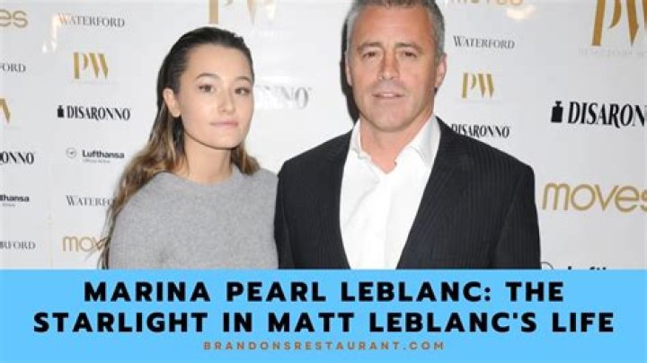 Who is Matt LeBlanc's Daughter Marina Pearl LeBlanc? Her Age
